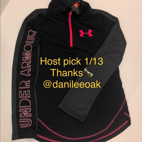 NWT Under Armour HeatGear Fitted Girls Youth Small - Picture 1 of 9